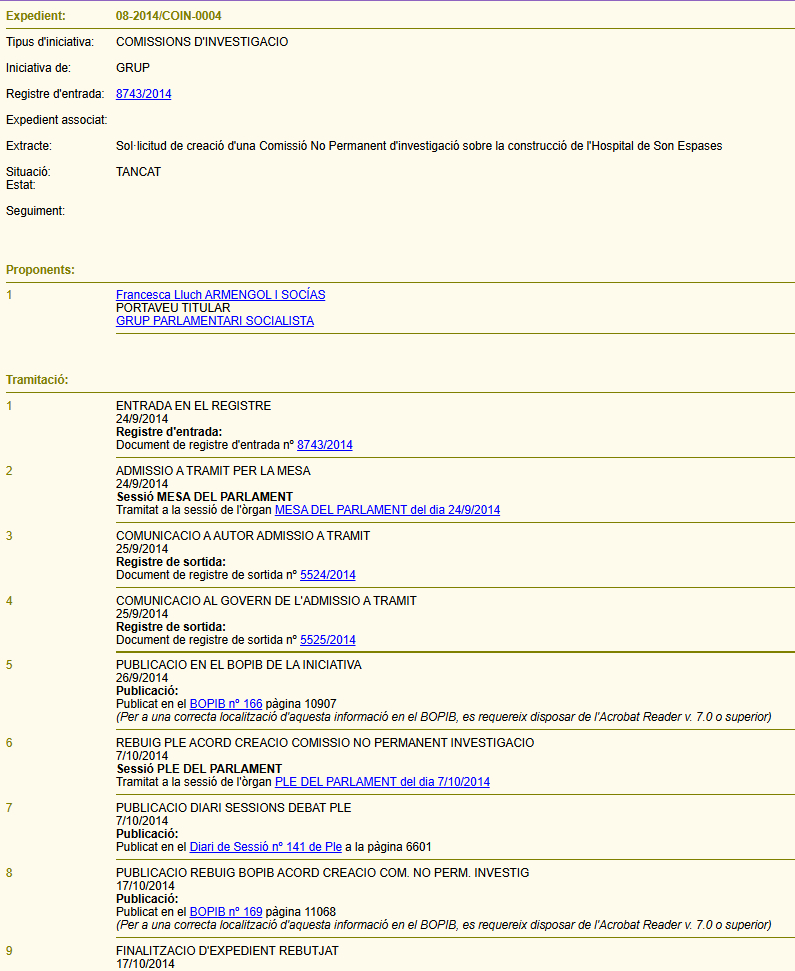 Tr&agrave;mits de l'expedient al webGTP